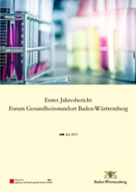 Forum Gesundheitsstandort Jahresbericht Cover
